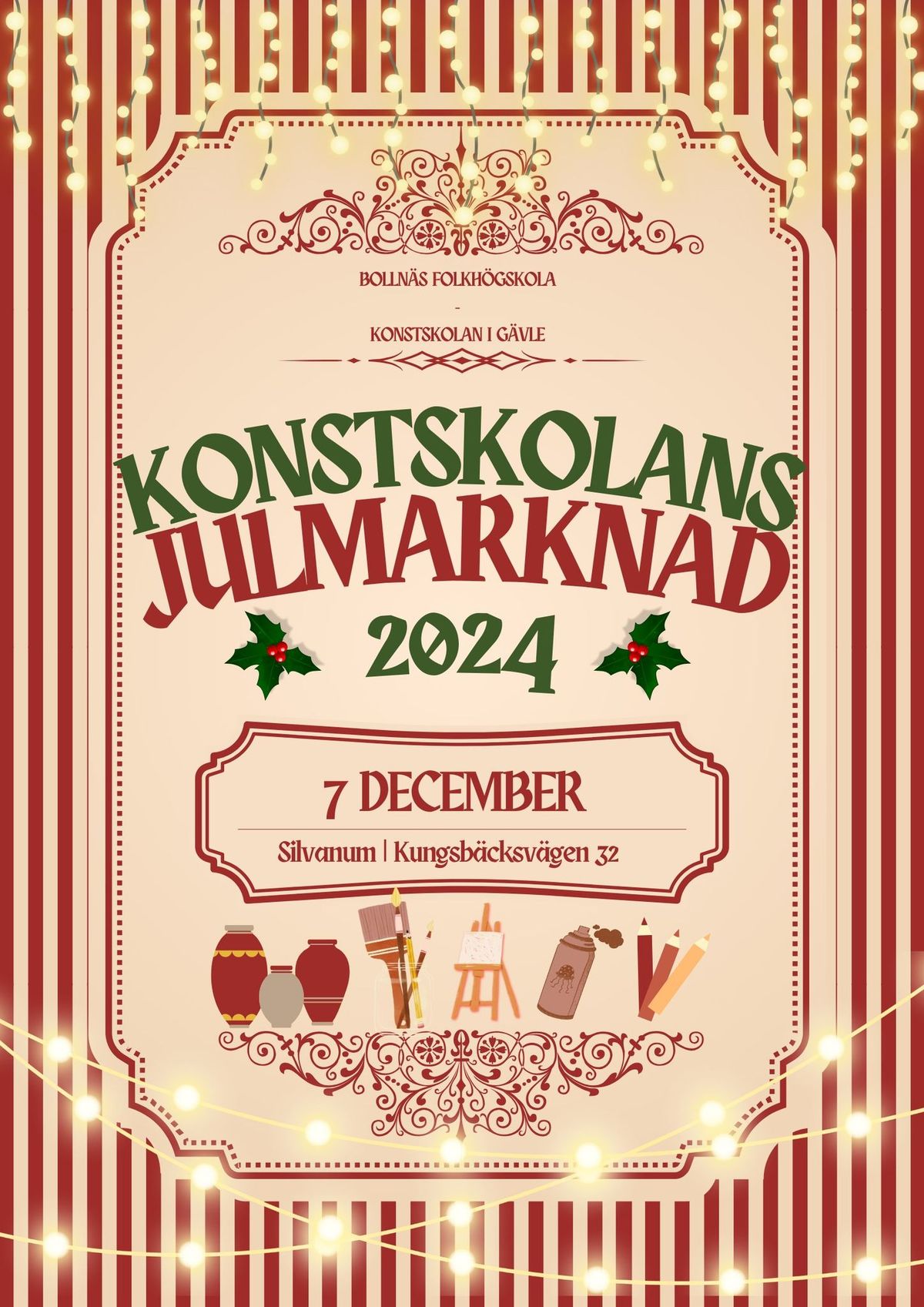 Konstskolans Julmarknad\ud83c\udf84\ud83c\udfa8 