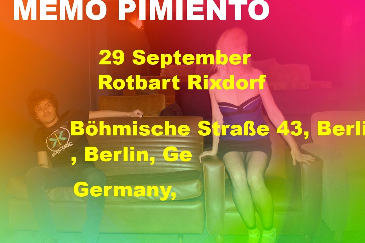 Memo Pimiento Live electro cumbia at Rotbart Berlin