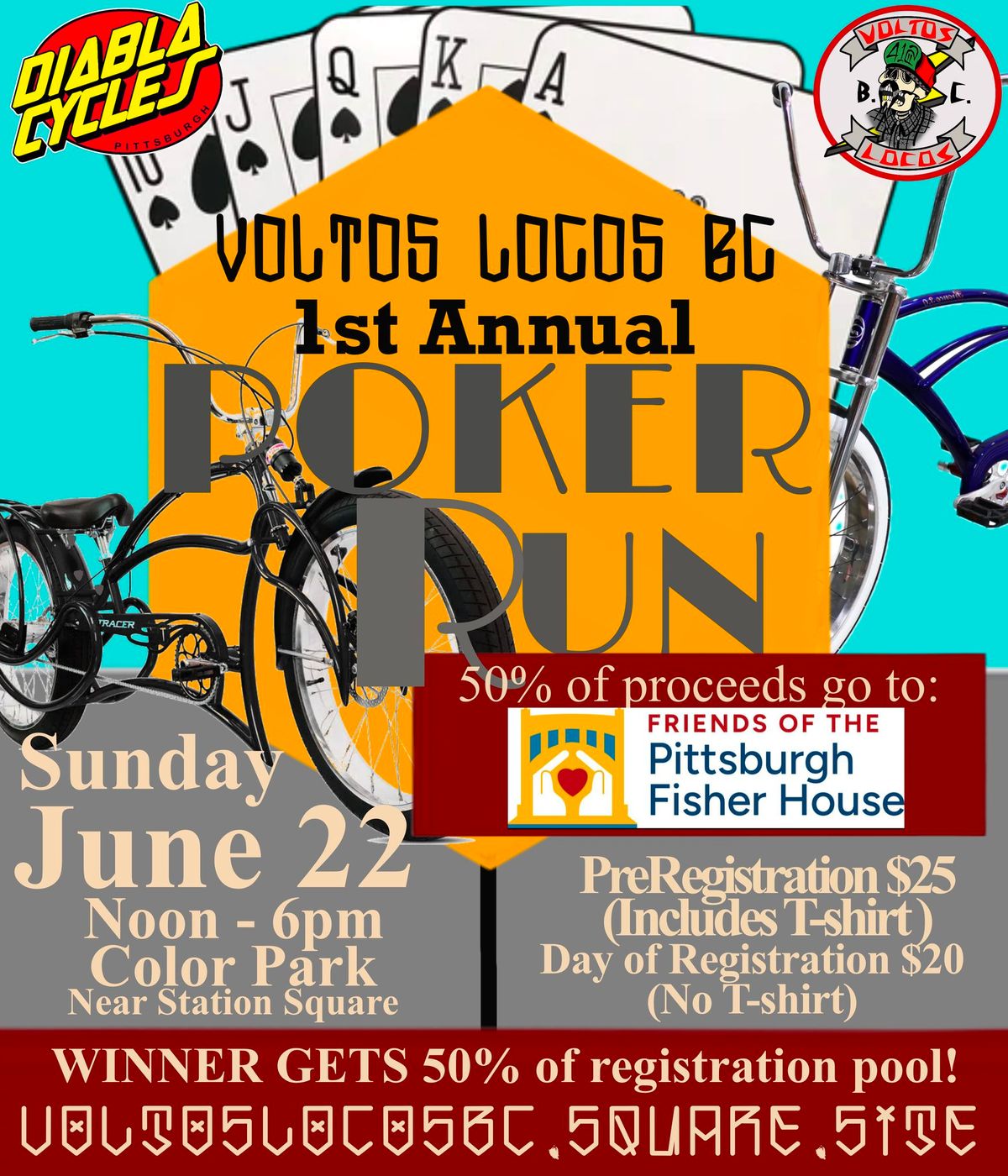 Voltos Locos BC 50\/50 Charity Poker Run