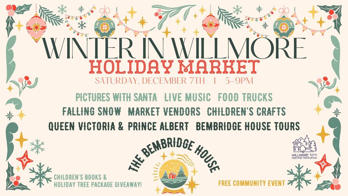 Winter in Willmore Holiday Market!