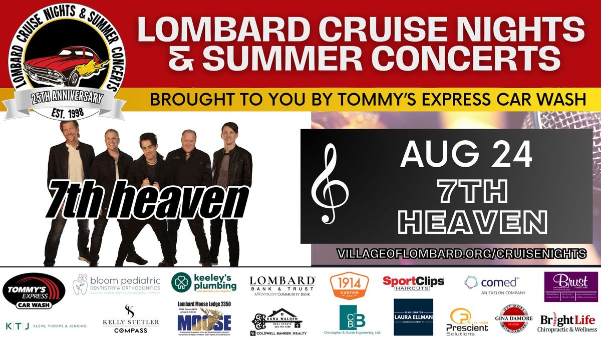 7th Heaven at Lombard Cruise Nights & Summer Concerts