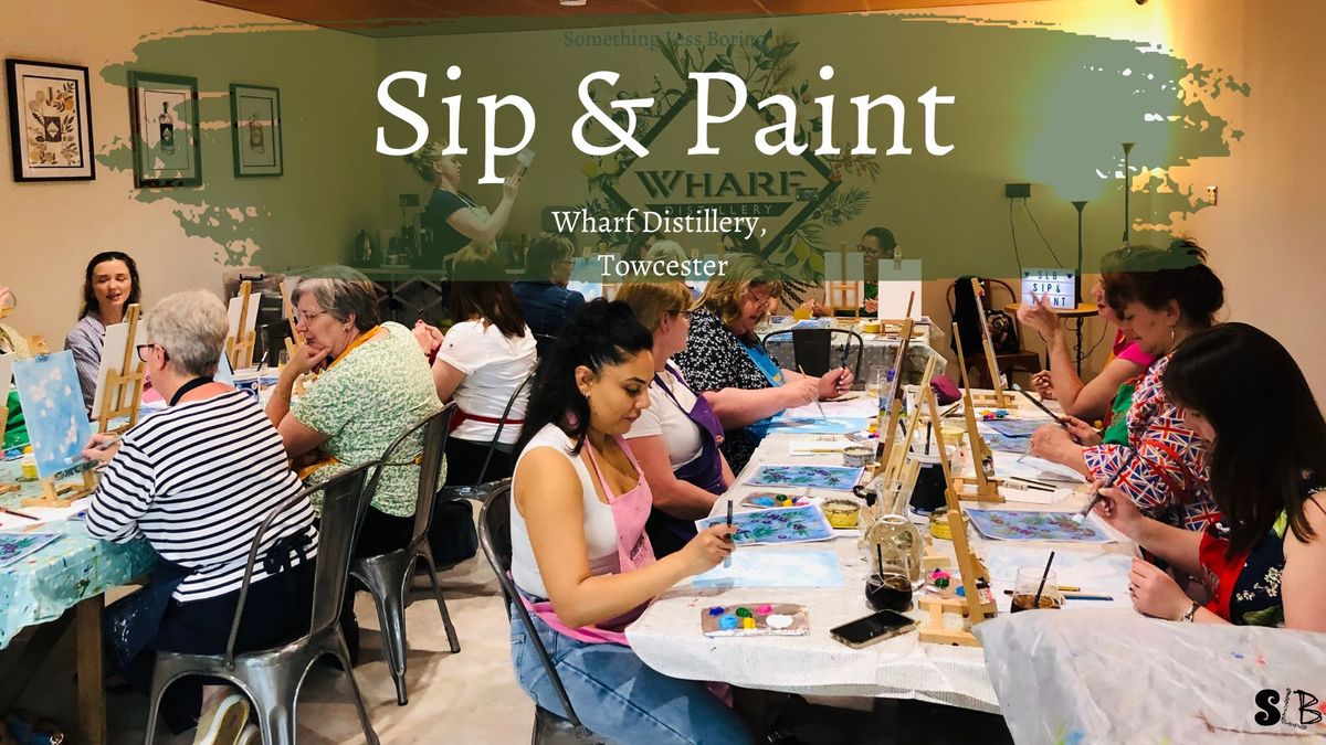 Sip & Paint at Wharf Distillery