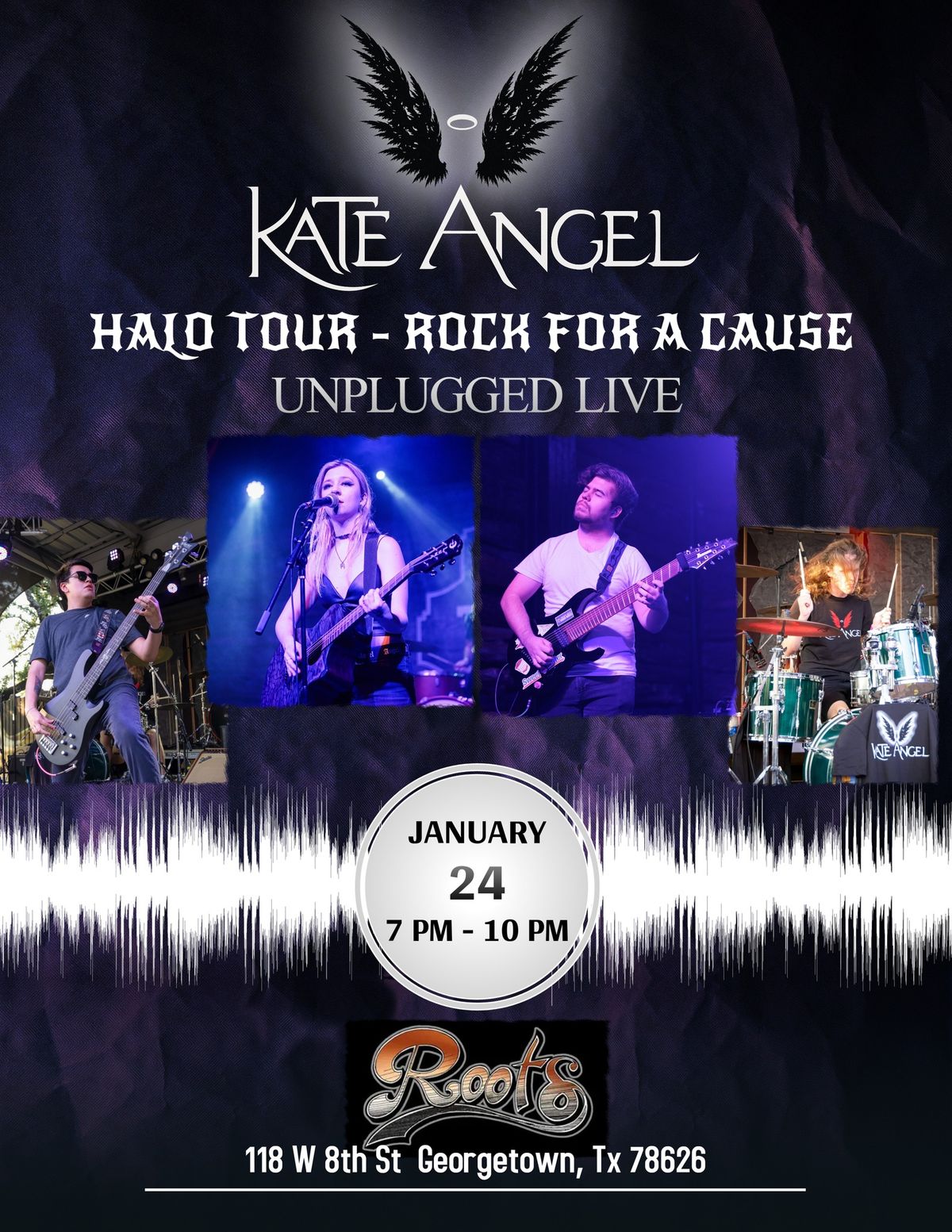 KATE ANGEL HALO TOUR Unplugged: ROCK FOR A CAUSE