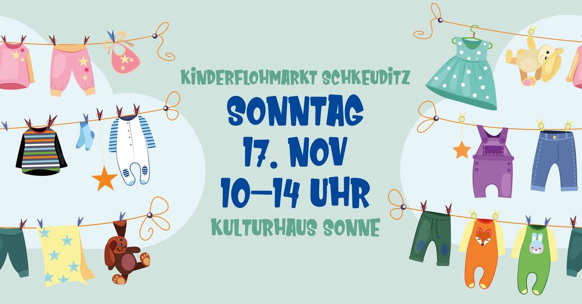 17. November 2024 \u00b7 Kinderflohmarkt Schkeuditz