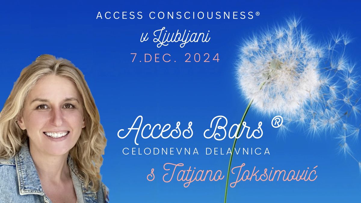 Access BARS\u00ae delavnica s Tatjano