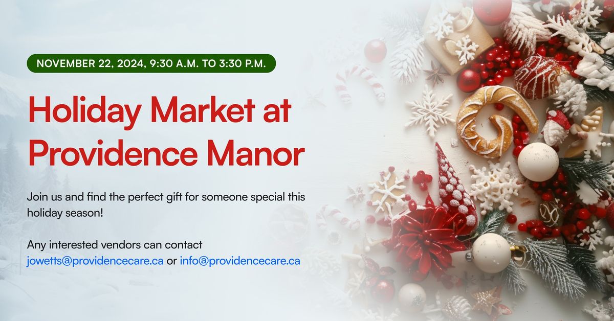 Providence Manor Holiday Market