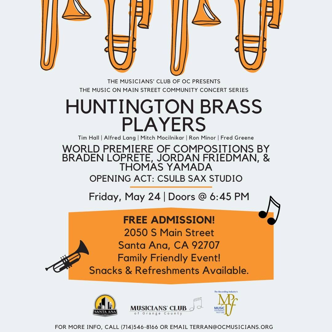 Music on Main Street presents Huntington Brass Players