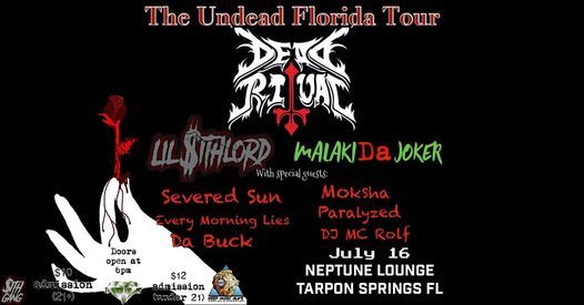 The Undead Florida Tour Run At Neptunes Lounge 7\/16