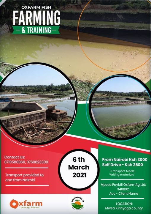 Fish Farming Training & Event., Mwea, Nairobi, 6 March 2021