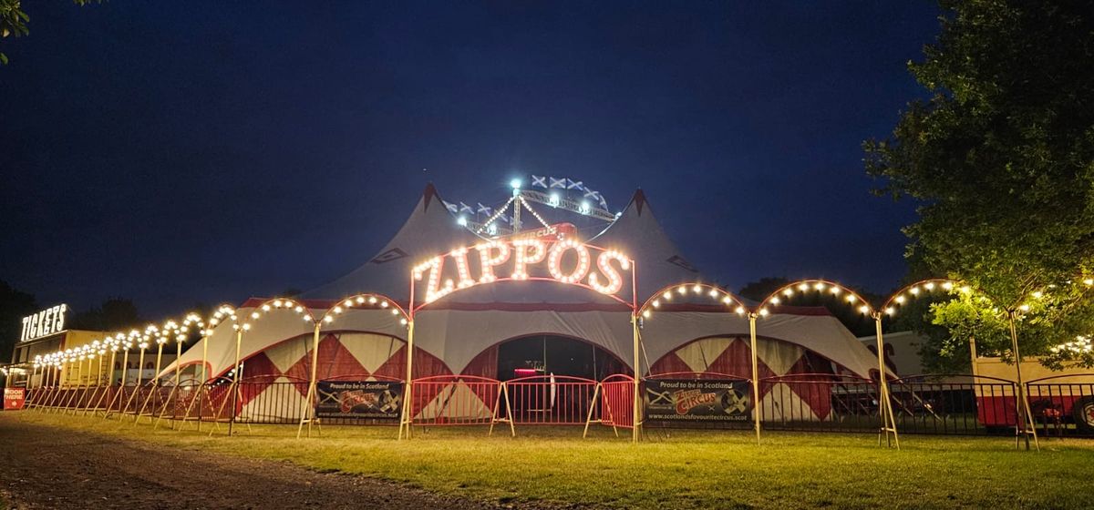 Zippos Circus \u2013 Glasgow Victoria Park 13\u201317 June 2024 (Promo code FGL45 saves up to 30% off tickets!