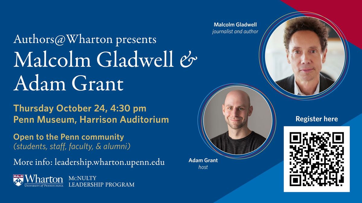 Authors@Wharton: Malcolm Gladwell