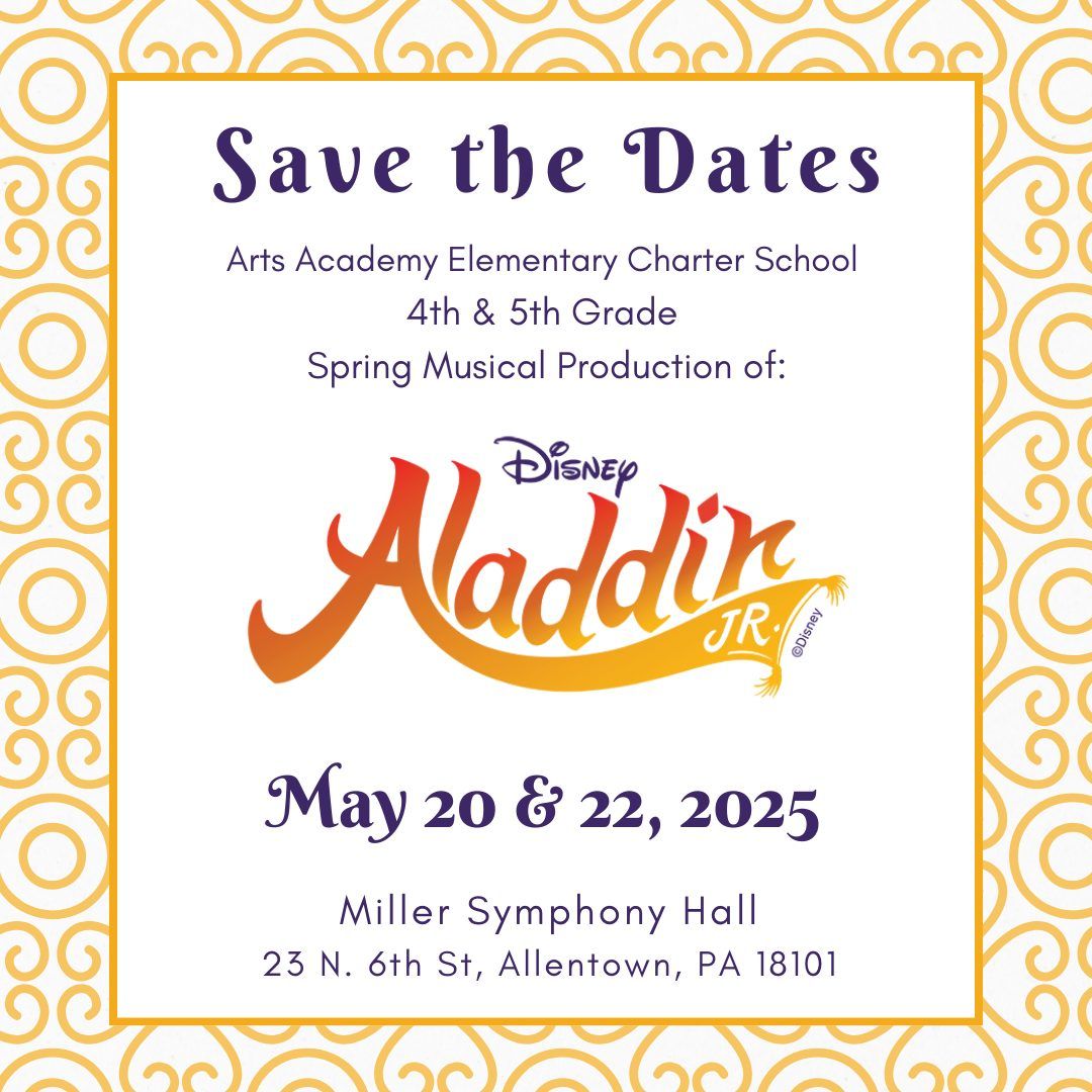 Spring Musical; Aladdin, Jr!