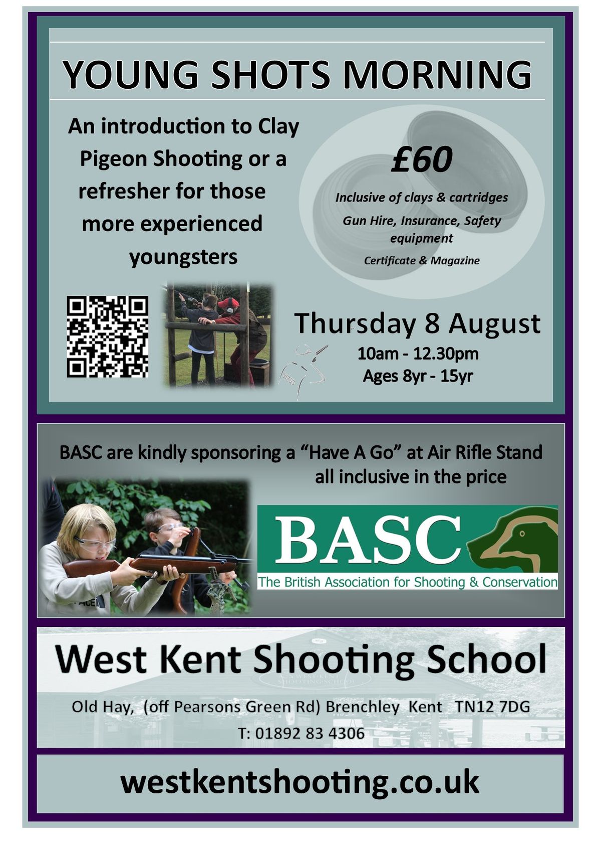 Youngs Shots Morning with BASC Air Rifle Range