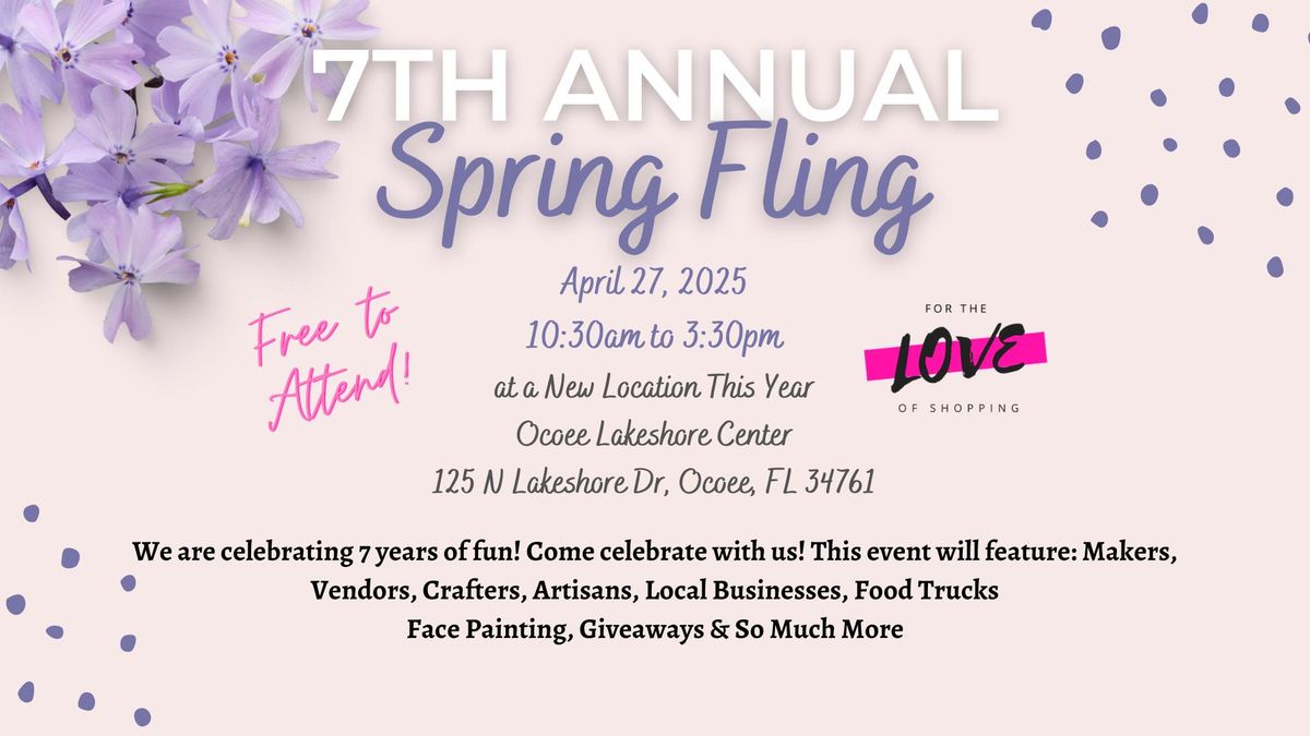 7th Annual Spring Fling at the Ocoee Lakeshore Center