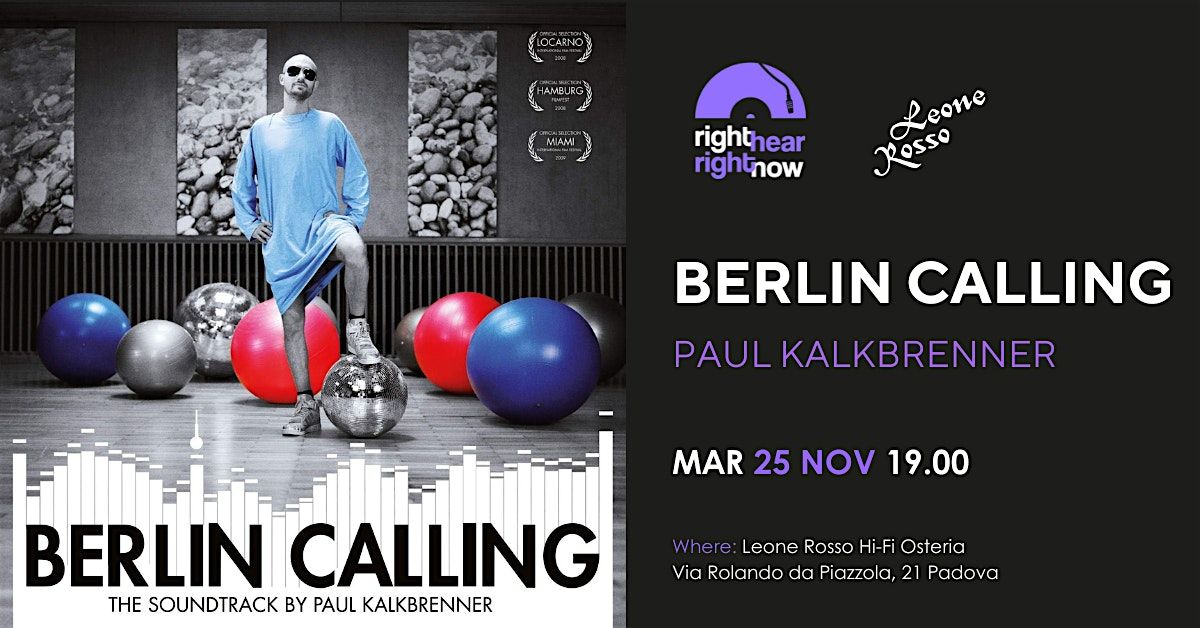 Right Hear \/ Right Now - Paul Kalkbrenner