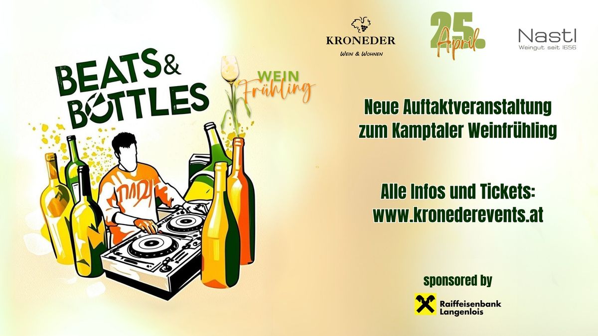 Beats & Bottles - Auftakt zum Weinfr\u00fchling 2025