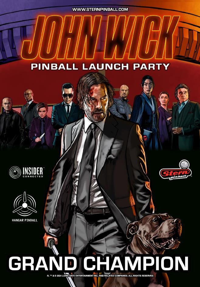 Hangar Pinballs Stern Army Launch Party - John Wick