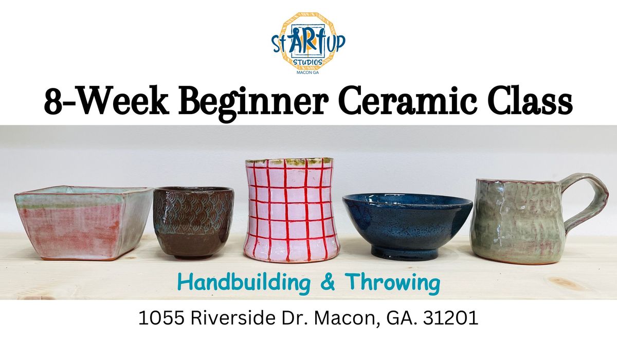 8-Week Beginner Ceramic Class (Monday Afternoon)