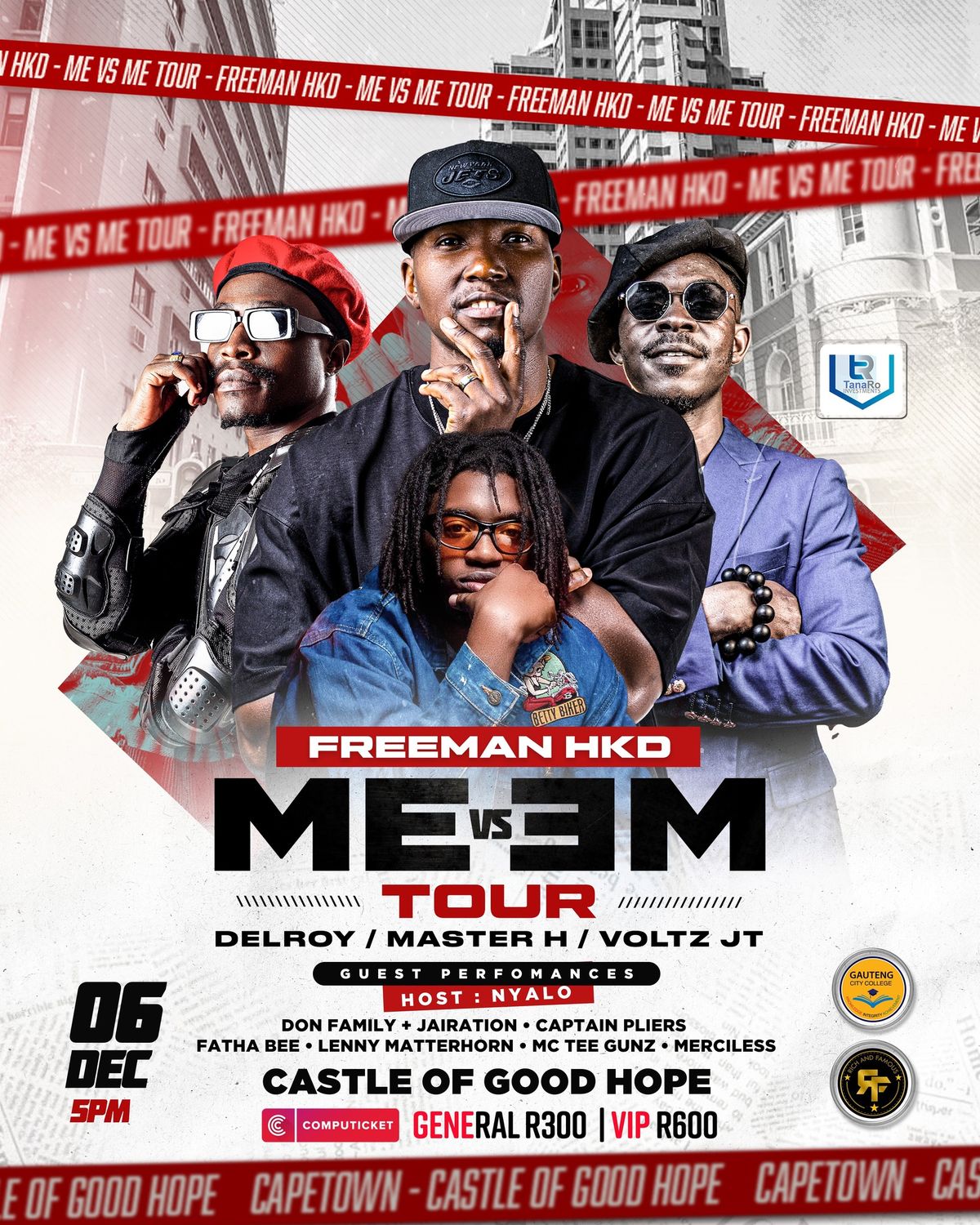 Freeman HKD ME\ud83c\udd9aME tour ~ Cape Town