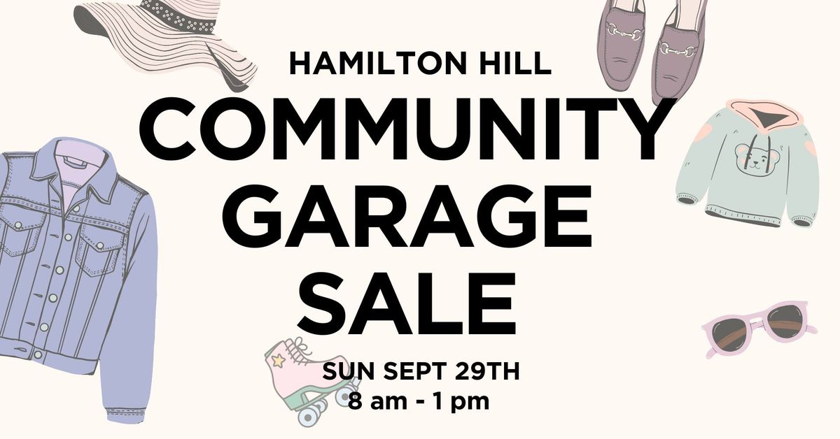 Hami Hill Community Garage Sale