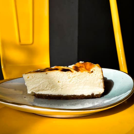 Tarta de queso del T\u00edo Luigi y caf\u00e9 de especialidad