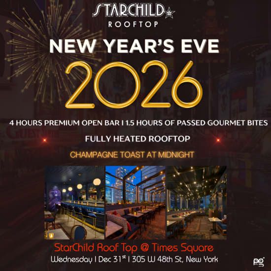 New Year\u2019s Eve 2026 at Starchild Rooftop