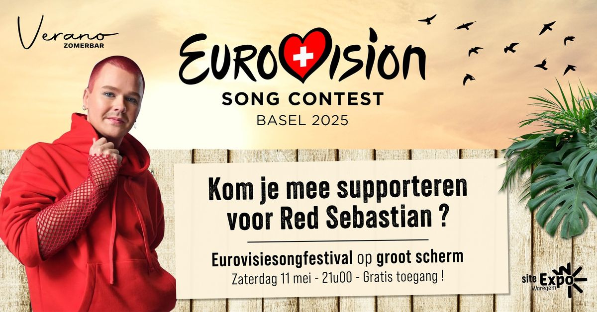 Finale Eurovision Song Contest op groot scherm