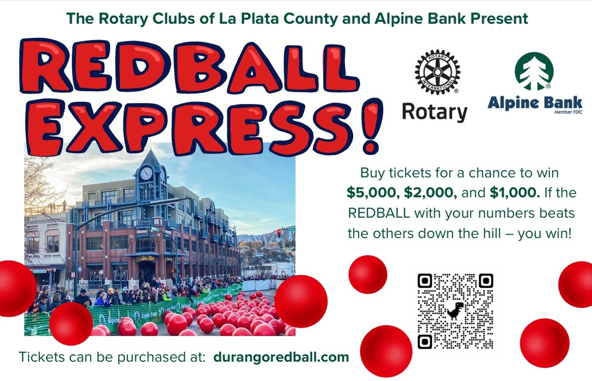 2025 Alpine Bank and La Plata County Rotary Clubs Red Ball Express