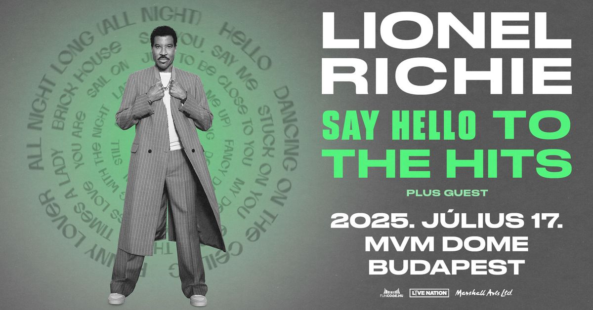 Lionel Richie - Say Hello To The Hits  | Budapest 2025