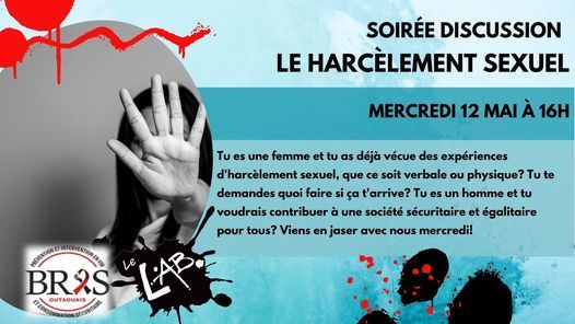 Soiree Discussion Sur Le Harcelement Sexuel Le Lab Gatineau 12 May 21