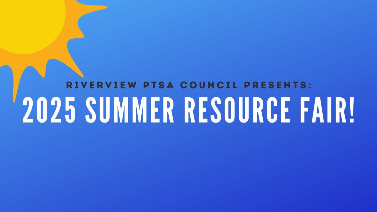 2025 Summer Resource Fair