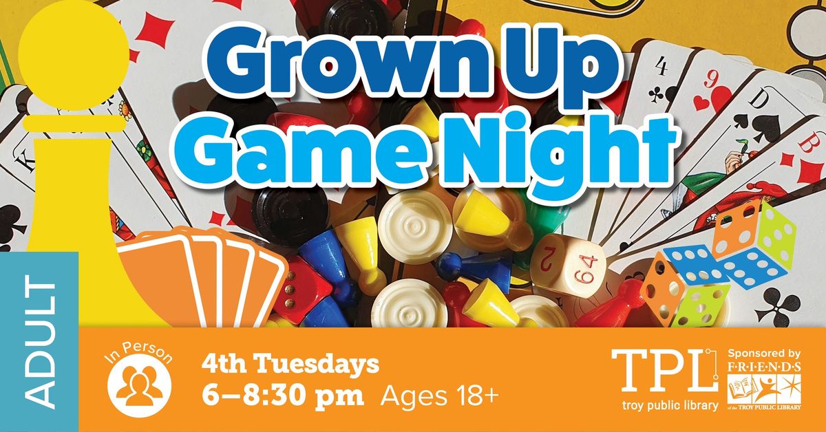 Grown-Up Game Night