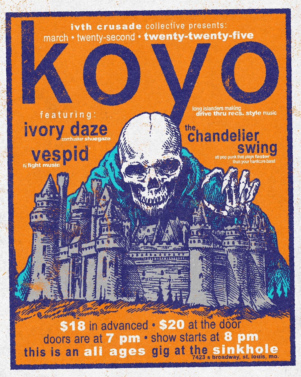 KOYO w\/ Ivory Daze, Vespid, the Chandelier Swing