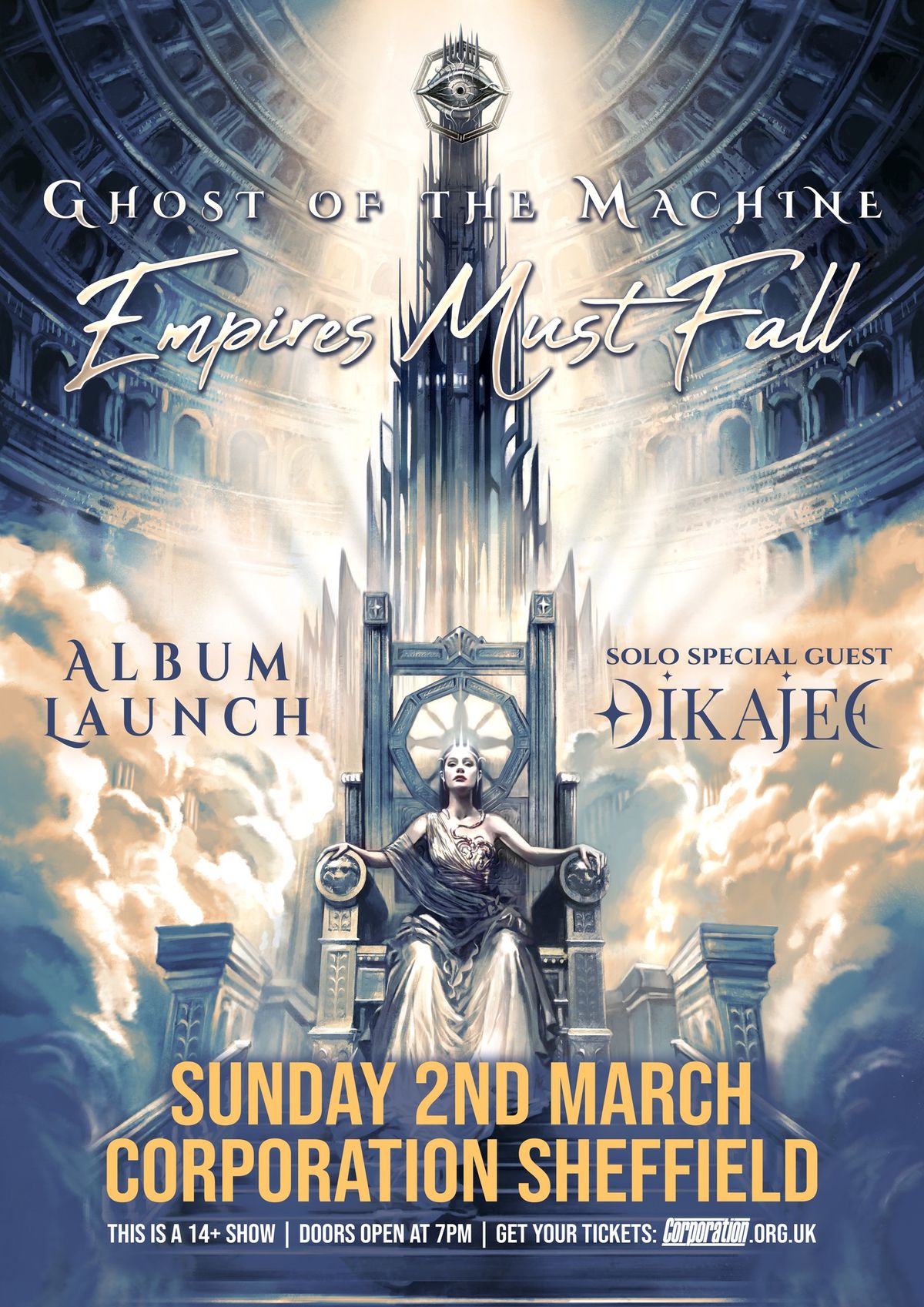 Ghost Of The Machine - EMPIRES MUST FALL Album Launch Show w\/ special guest Dikajee