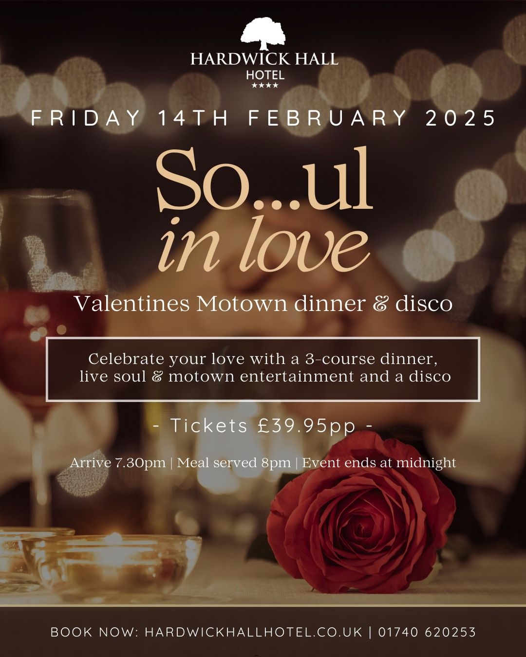 Valentines Soul & Motown Dinner & Live Entertainment