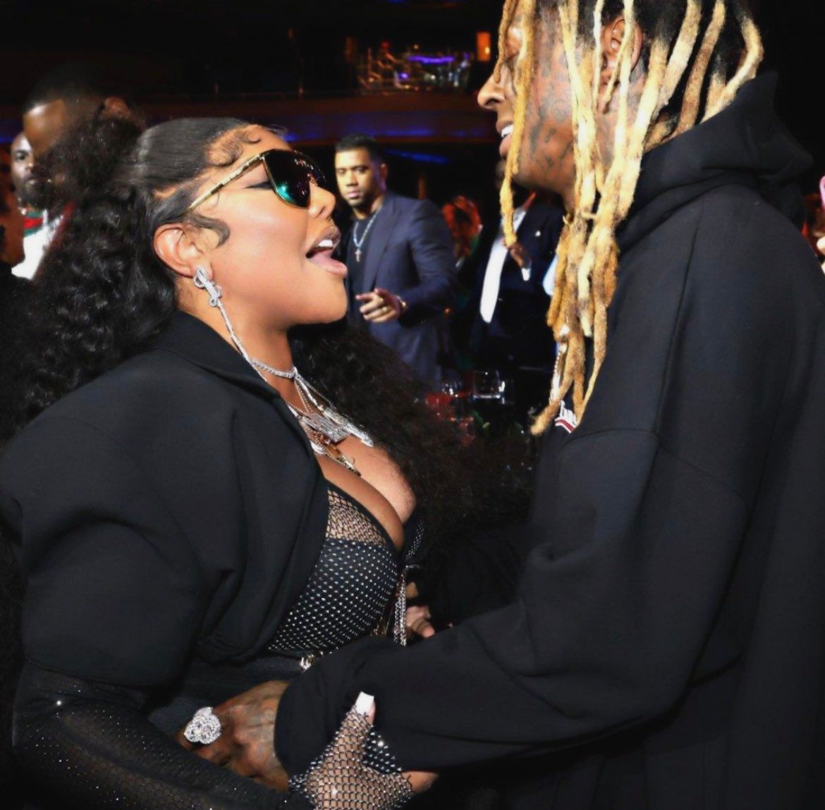 Lil Wayne with Lil Kim