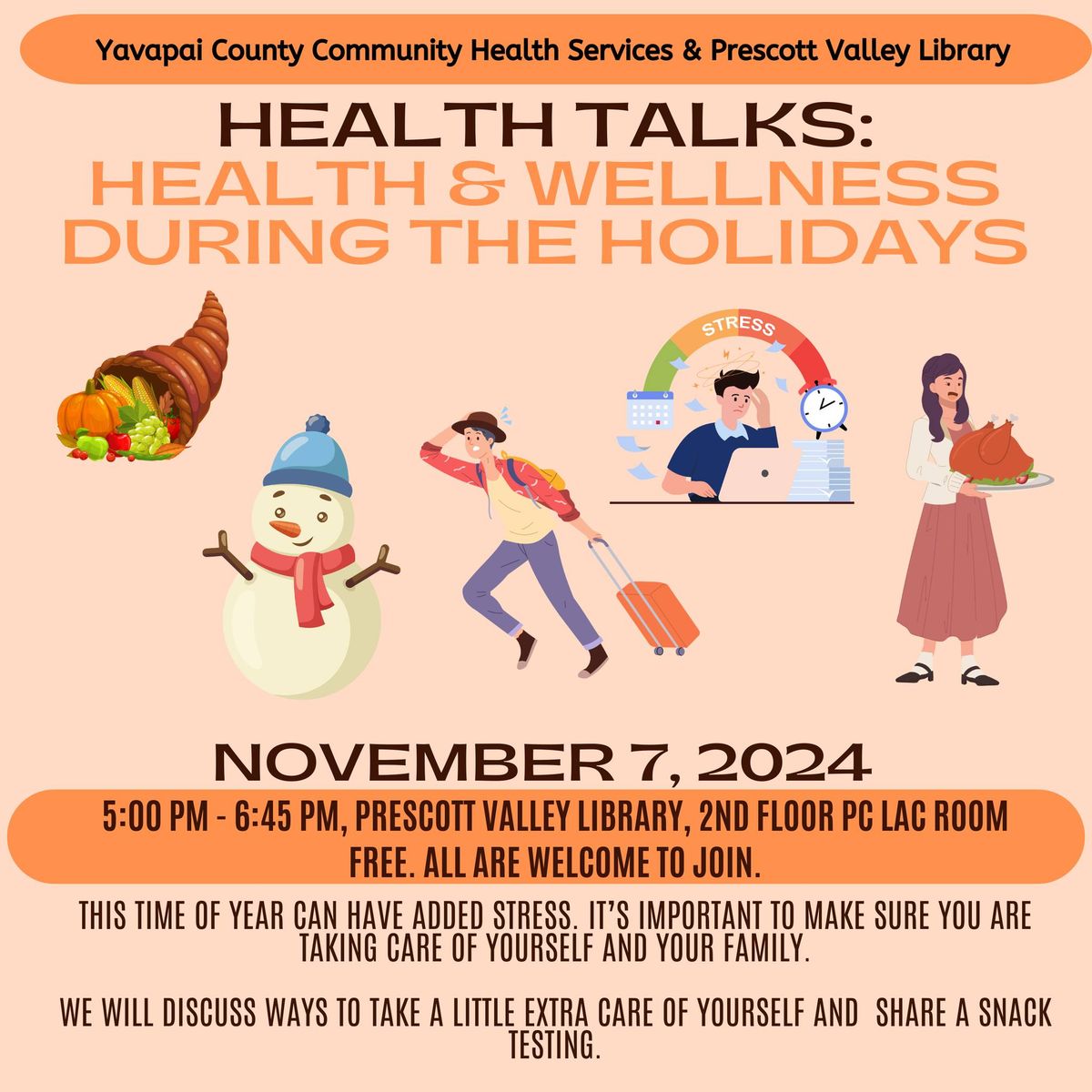 Health Talks: Health & Wellness During the Holidays