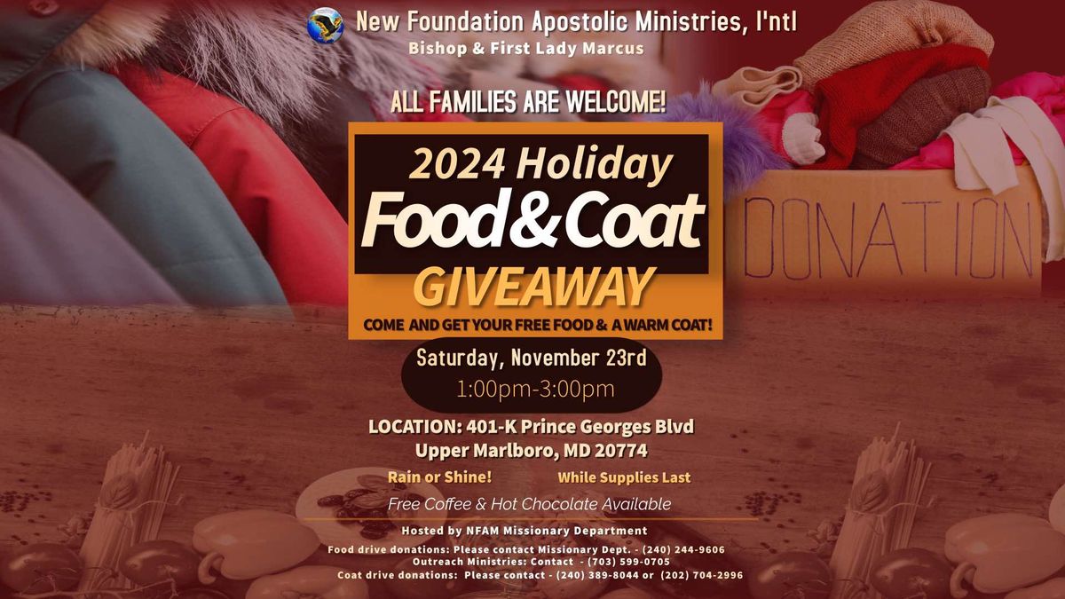 2024 Holiday Food & Coat Giveaway