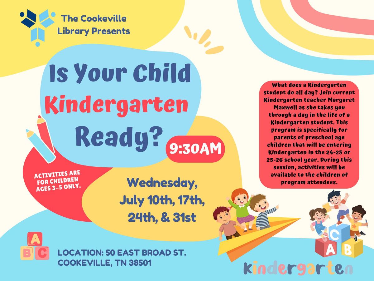 Is Your Child Kindergarten Ready?