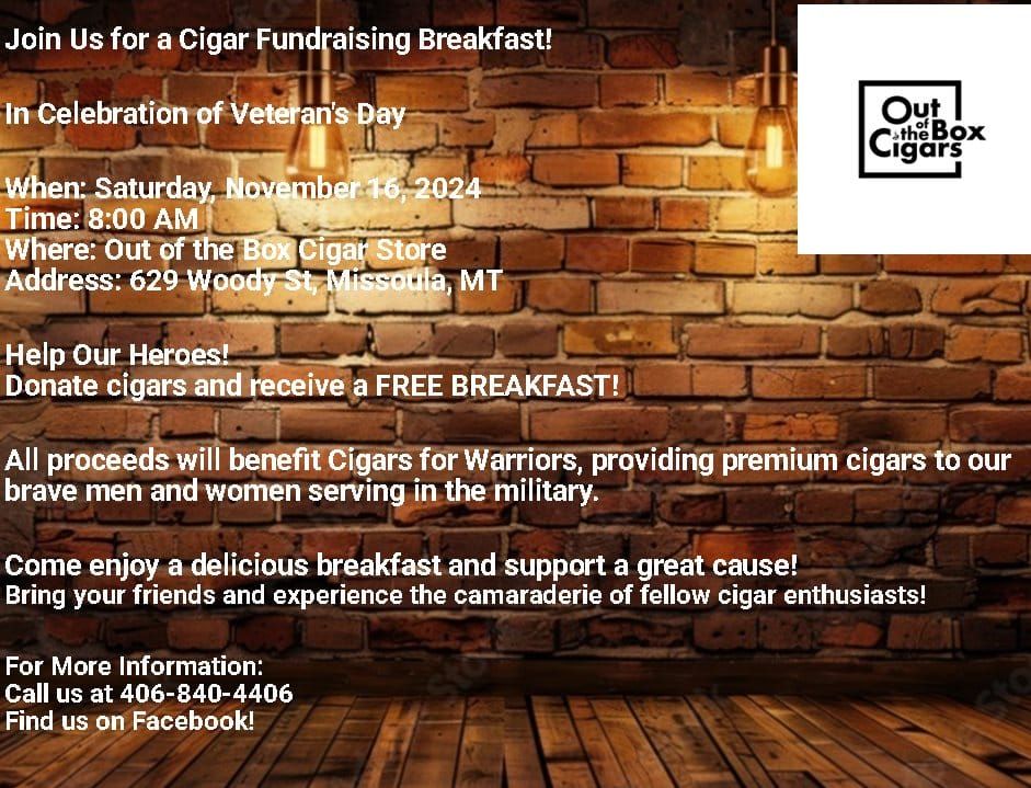 Cigars for Warriors Breakfast