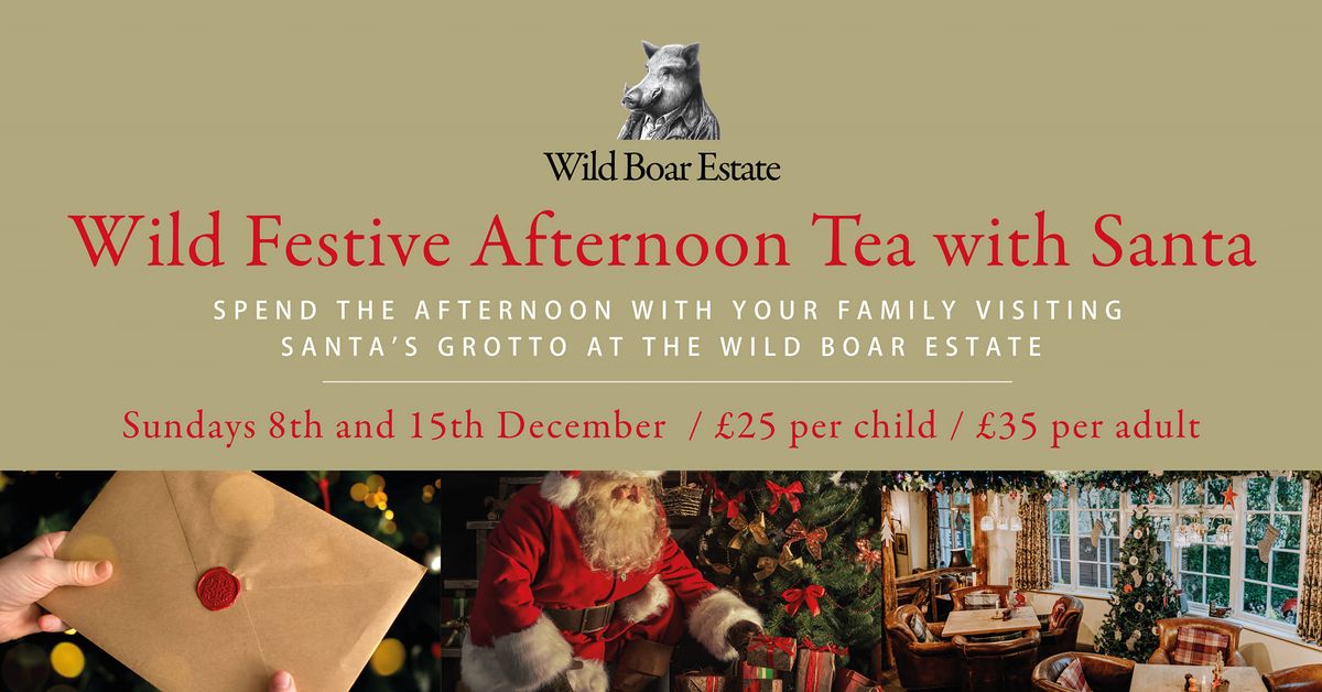 Wild Festive Afternoon Tea with Santa