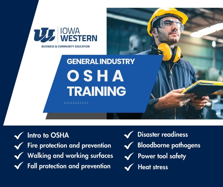 OSHA-10 General Industry Certification: Council Bluffs