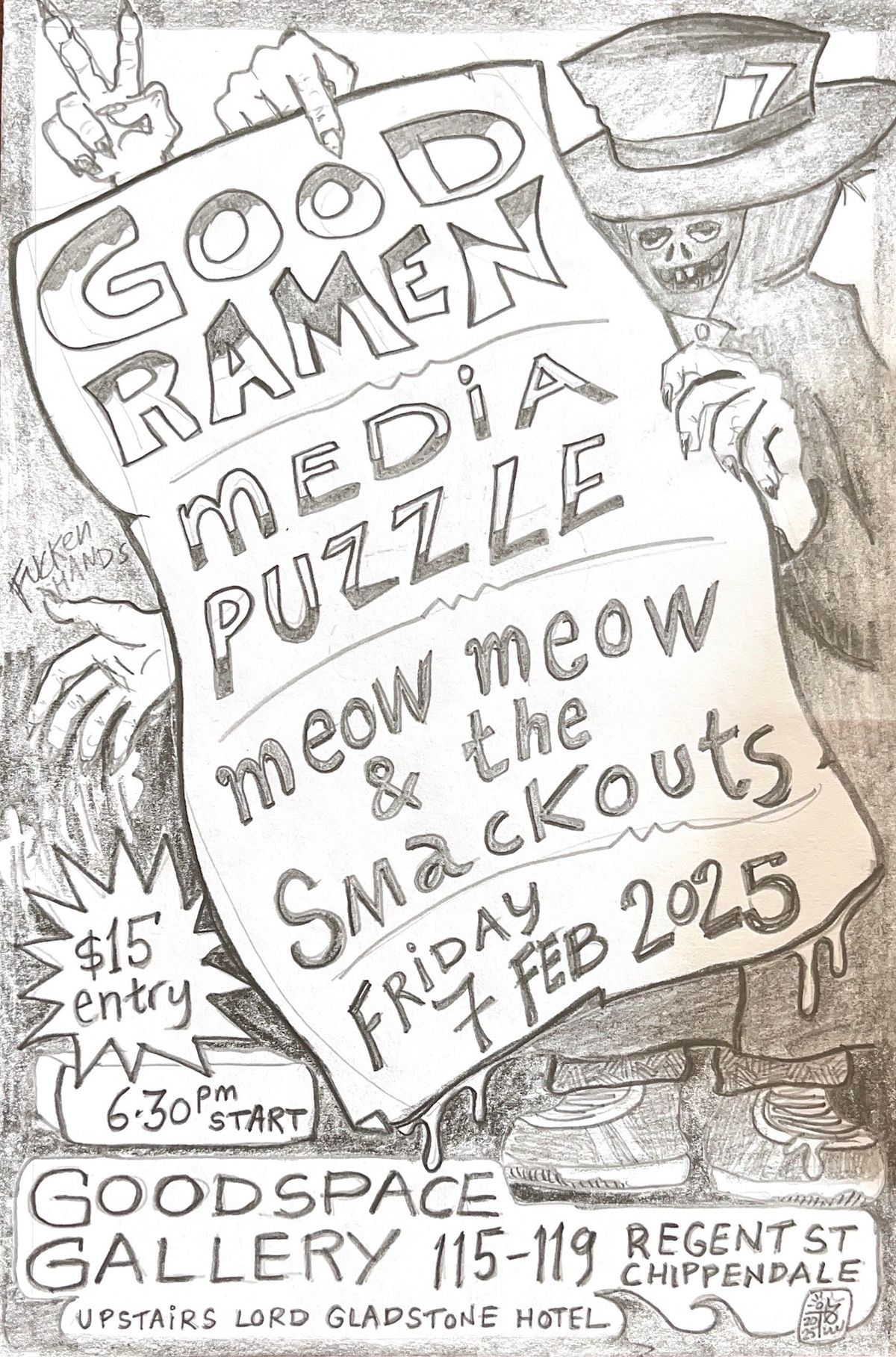 Good Ramen w\/ Media Puzzle + Meow Meow & The Smackouts