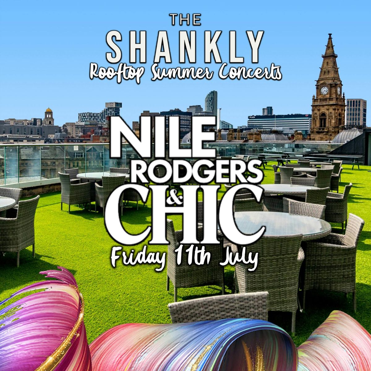 Nile Rogers &amp; CHIC Live Tribute - The Shankly Rooftop Summer Concert