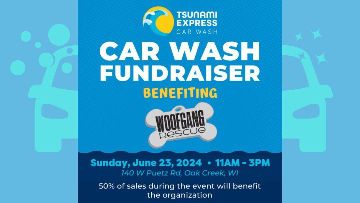 Tsunami Car Wash Fundraiser