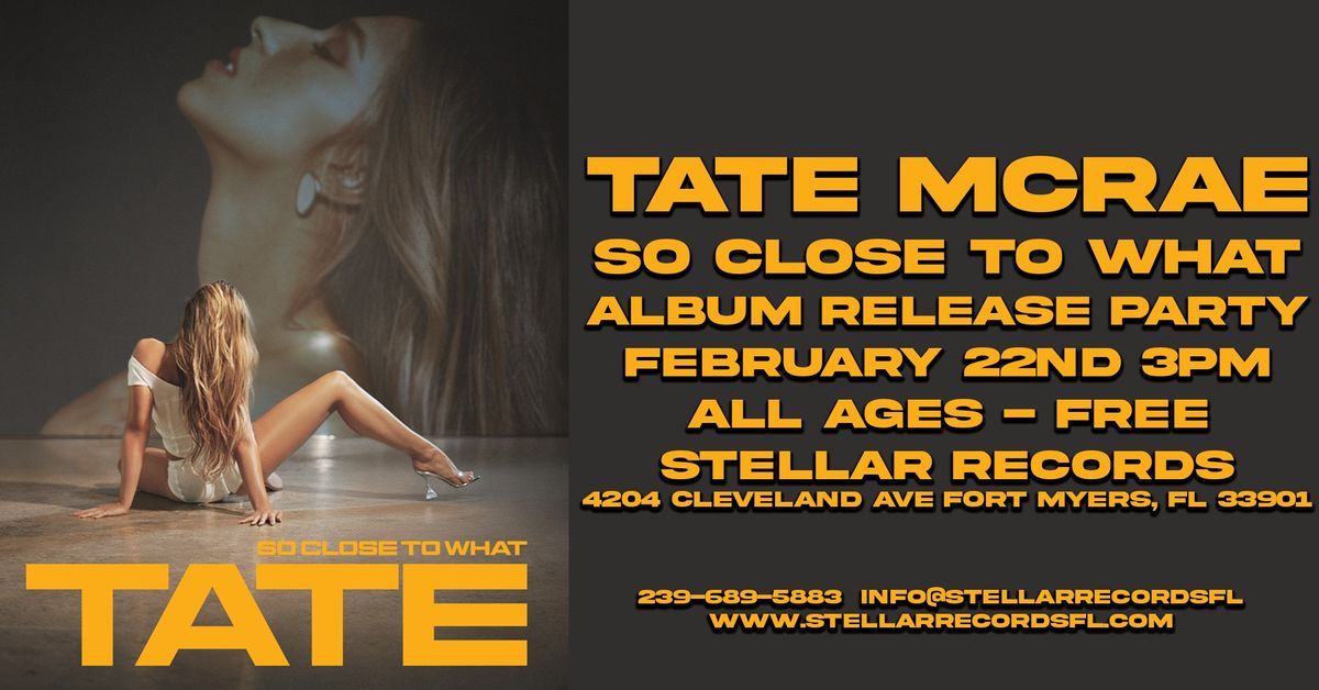 Tate McRae Album Release Party