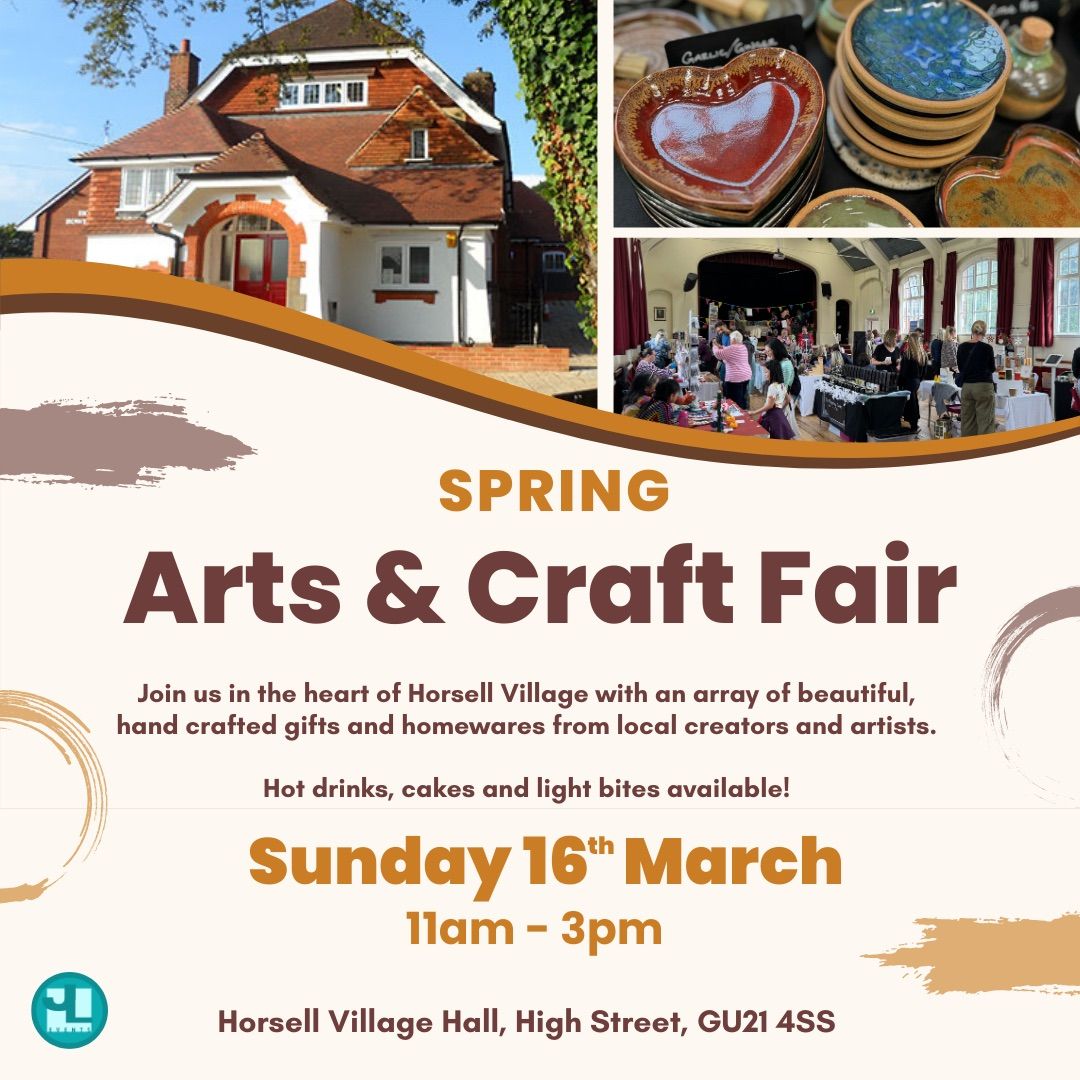 Spring Arts & Craft Fair @ Horsell Village Hall