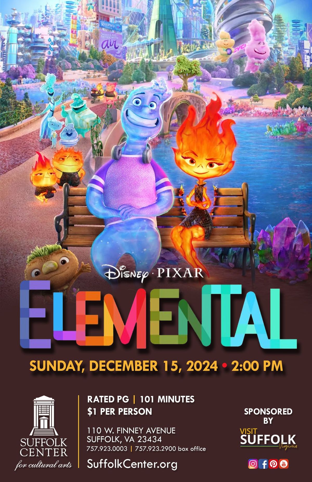 Family Movies at the Center: Elemental