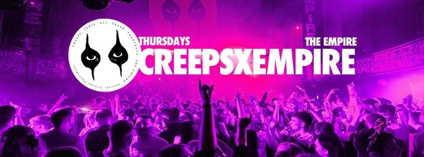 CREEPS THURSDAYS - 11TH SEPTEMBER
