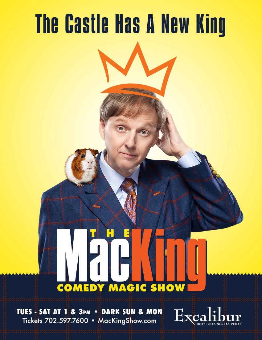 Mac King Comedy Magic Show at Thunderland Showroom at Excalibur